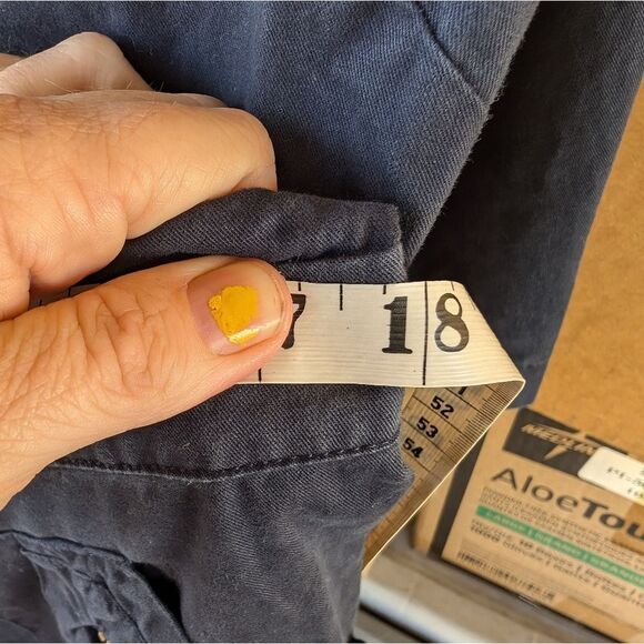 Rock the Jumpsuit Navy Blue Cotton Utility Jumpsuit Coverall 8US Gender Neutral - Picture 8 of 10